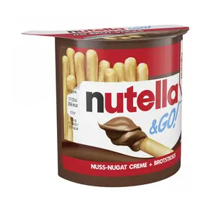 Bánh Que Chấm Bơ Socola Hạt Phỉ, Nutella & Go, Hazelnut Spread & Breadsticks (52g) - FERRERO