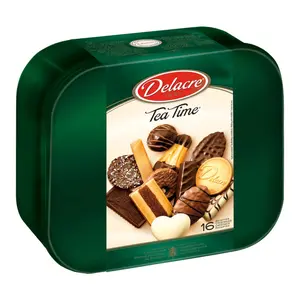 Bánh Quy Hộp Thiếc, Tea Time, Assorted Cookies, 16 Loại (1kg ) - DECLARE