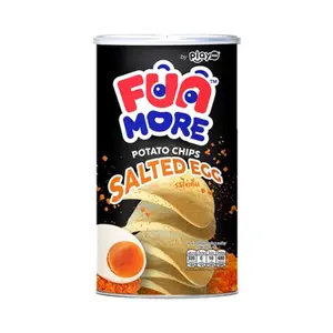 Snack Khoai Tây Trứng Muối, Fun More Potato Chips, Salted Egg (60g) - PLAYMORE