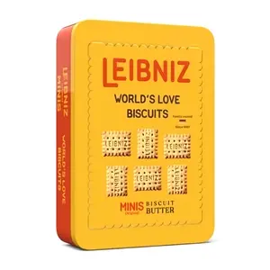 Bánh Quy Bơ, Leibniz, World`s Love Biscuits, Minis, Butter Wholemeal Biscuits (300g) - BAHLSEN