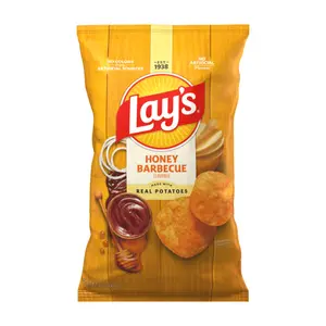 Khoai Tây Chiên Vị Mật Ong BBQ, Potato Chips, Honey Barbecue, 6.5 oz (184.2g) - LAY'S