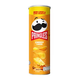 Khoai Tây Chiên Vị Phô Mai, Potato Crisps, Cheesy Cheese (107g) - PRINGLES