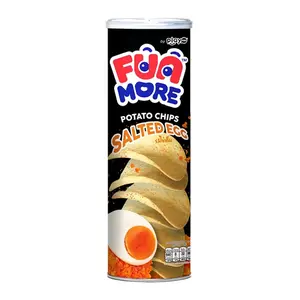 Snack Khoai Tây Vị Trứng Muối, Fun More Potato Chips, Salted Egg (130g) - PLAYMORE