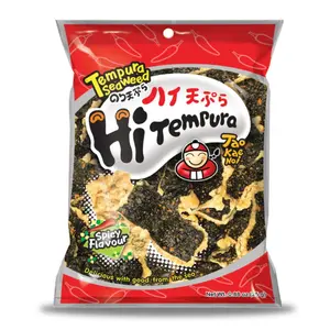 Snack Rong Biển Chiên Bột Vị Cay, Tempura Seaweed, Spicy, 0.88 oz (25g) - TAO KAE NOI