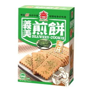 Bánh Quy Rong Biển, Seaweed Cookie, 12 Gói (231g) - I-MEI