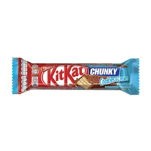 Bánh Xốp Phủ Socola Cookie, Chunky, Wafer in Milk Chocolate with Cookie & Cream (38g) - KITKAT