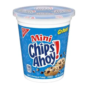Bánh Quy Mini Socola Chip, Go Paks, Mini Chip Ahoy, Chocolate Cookies, 3.5 oz (99g) - NABISCO
