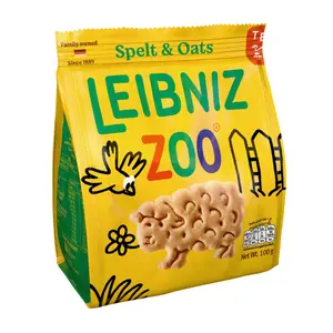 Bánh Quy Lúa Mì & Yến Mạch Hình Sở Thú, Leibniz, Zoo, Spelt & Oats Biscuits (100g) - BAHLSEN