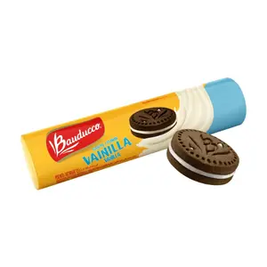 Bánh Quy Kẹp Kem Vani, Sandwich Cookies, Vanilla Flavor (125g) - BAUDUCCO