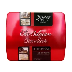 Bánh Quy Tổng Hợp 5 Loại (Đỏ), The Belgian Biscuitier, 14.8 oz (420g) - DESOBRY