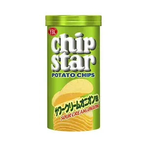 Khoai Tây Chiên Vị Kem Chua & Hành, Chip Star, Sour Cream & Onion Potato Chips (50g) - YBC