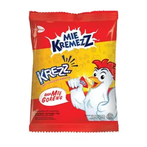 Snack Mì Gói Vị Mì Xào Đặc Biệt, Mie Goreng, Party Pack, 5 Gói (80g) - MIE KREMEZZ