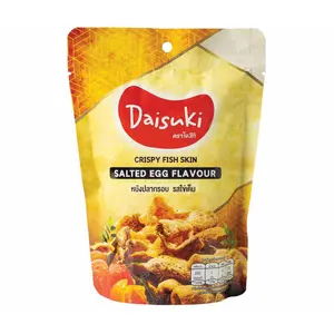 Snack Da Cá Trứng Muối, Salted Egg Crispy Fish Skin (30g) - DAISUKI