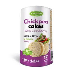 Bánh Đậu Gà, Chickpea Cakes, Gluten Free, 17 Cái, 4.6 oz (130g) - LESTELLO