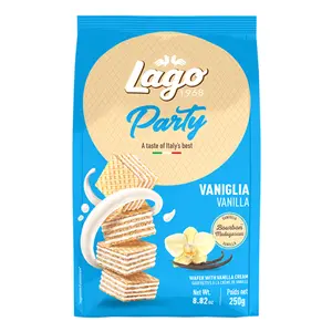 Bánh Xốp Kem Vani, Party, Wafer with Vanilla Cream, 8.81 oz (250g) - LAGO
