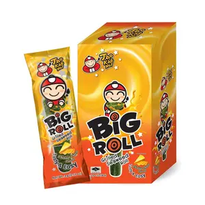 Rong Biển Cuộn Vị Phô Mai, Big Roll, Grilled Seaweed Roll, Cheddar Cheese Flavour, 0.11 oz (3g) - TAO KAE NOI