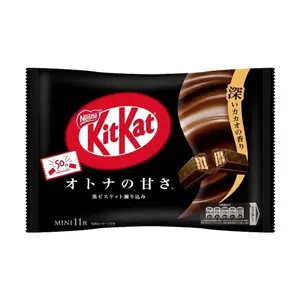 Bánh Xốp Mini Phủ Socola Đắng, Mini Wafer Bars, Dark Chocolate, 11 Thanh (132g) - KITKAT