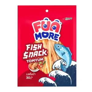 Snack Cá Sợi Vị Tom Yum, Fun More Fish Snack, Tomyum (30g) - PLAYMORE