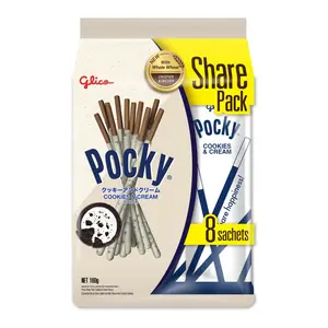 Bánh Que Phủ Cookies & Cream, Pocky, Cookies & Cream, Share Pack, 8 Gói (160g) - GLICO