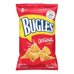 Bánh Ngô Giòn Vị Truyền Thống, Bugles, Crispy Corn Snacks, Original Flavor, 7.5 oz (212g) - GENERAL MILLS
