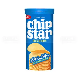 Khoai Tây Vị Bơ & Nước Tương, Chip Star, Butter & Soy Sauce Potato Chips (45g) - YBC