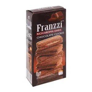 Bánh Quy Socola Đen Đậm Đà, Rich Aroma Dark Chocolate Cookie (115g) - FRANZZI
