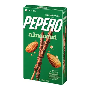 Bánh Que Socola Hạnh Nhân, Pepero, Almond, 1.13 oz (32g) - LOTTE
