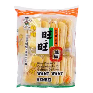 Bánh Gạo, Rice Crackers, Senbei, 3.95 oz (112g) - WANT WANT
