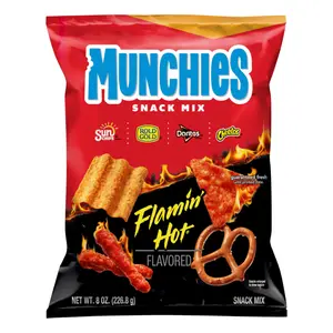 Snack Tổng Hợp Vị Cay, Snack Mix, Flamin` Hot, 9.5 oz (262.2g) - MUNCHIES