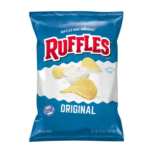 Khoai Tây Chiên Vị Nguyên Bản, Potato Chips, Original, 6.5 oz (184.2g) - RUFFLES
