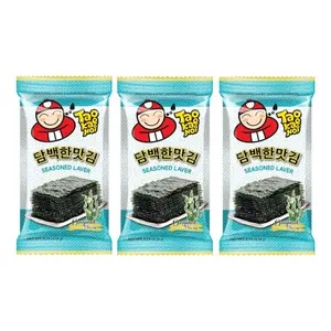 Rong Biển Nướng Vị Truyền Thống, Seasoned Laver, Original, 3 Gói (12g) - TAO KAE NOI