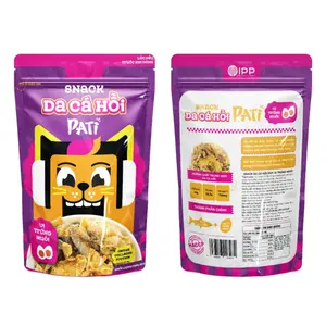 Snack Da Cá Hồi Vị Trứng Muối, Salmon Skin Snack, Salted Egg (30g) - PATI