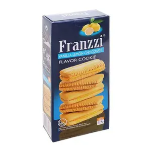 Bánh Quy Socola Chanh Vani, Vanilla Lemon Chocolate Flavor Cookie (115g) - FRANZZI