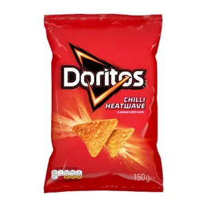 Bánh Ngô Giòn Vị Cay, Flavour Corn Chips, Chilli Heatwave (150g) - DORITOS
