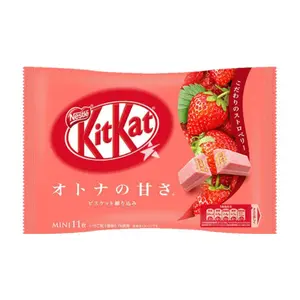 Bánh Xốp Phủ Socola Dâu, Wafer Fingers in Chocolate, Strawberry, 11 + 1 Thanh (113g) - KITKAT