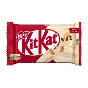 Bánh Xốp Phủ Socola Trắng, Wafer Fingers in Chocolate, White (41.5g) - KITKAT