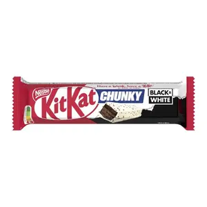 Bánh Xốp Phủ Socola Đen & Trắng, Chunky, Black & White Chocolate Wafer Bar (42g) - KITKAT
