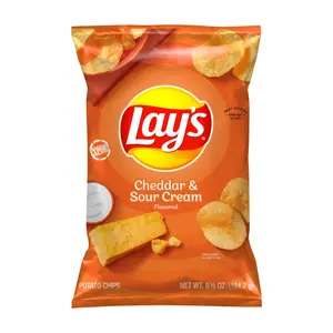 Khoai Tây Chiên Vị Phô Mai & Kem Chua, Potato Chips, Cheddar & Sour Cream, 6.5 oz (184.2g) - LAY'S