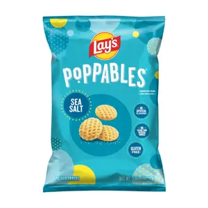 Snack Khoai Tây Vị Muối Biển, Potato Snacks, Poppables, Sea Salt, 5 oz (141.7g) - LAY'S
