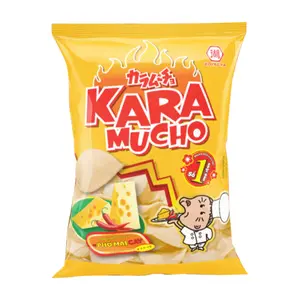 Snack Khoai Tây Vị Phô Mai Cay, Karamucho Potato Chips, Spicy Cheese (44g) - KOIKEYA