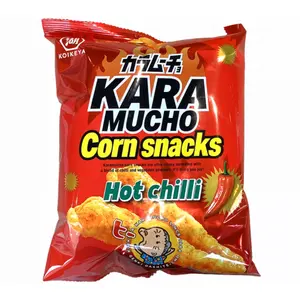 Snack Bắp Vị Cay Đặc Biệt, Karamucho Corn Snacks, Hot Chilli (60g) - KOIKEYA