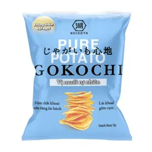 Snack Khoai Tây Vị Muối, Gokochi Pure Potato Chips, Sea Salt (115g) - KOIKEYA