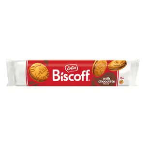 Bánh Quy Kẹp Kem Socola, Biscoff, Caramelised Sandwich Biscuits with a Milk Chocolate Flavour Filling, 15 Cái (150g) - LOTUS