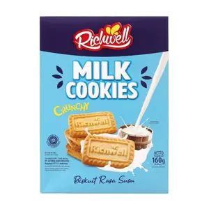 Bánh Quy Sữa, Crunchy Milk Cookies, 5.64 oz (160g) - RICHWELL