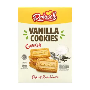 Bánh Quy Vani, Crunchy Vanilla Cookies, 5.64 oz (160g) - RICHWELL