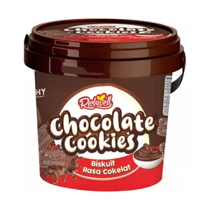 Xô Bánh Quy Socola, Crunchy Chocolate Cookies, 14.1 oz (400g) - RICHWELL