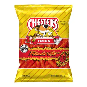 Snack Bắp Chiên Vị Cay, Corn Snacks, Fries, Flamin` Hot, 6 oz (170.1g) - CHESTER'S
