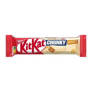 Bánh Xốp Phủ Socola Trắng, Chunky, White Chocolate Wafer Bars (40g) - KITKAT