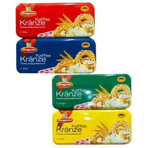 Bánh Quy Đức Rắc Đường (Nhiều Màu), Kaffee Kranze, Delicate Biscuits Sprinkled with Sugar (250g) - BORGGREVE