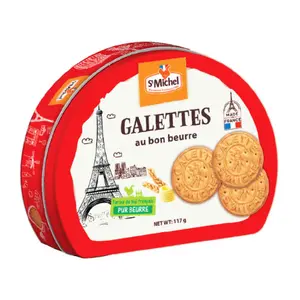 Bánh Quy Bơ, Galettes au bon Beurre, Butter Biscuits, 9 Gói (117g) - ST MICHEL